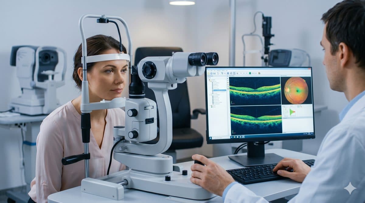 Advanced OCT retinal scanning equipment